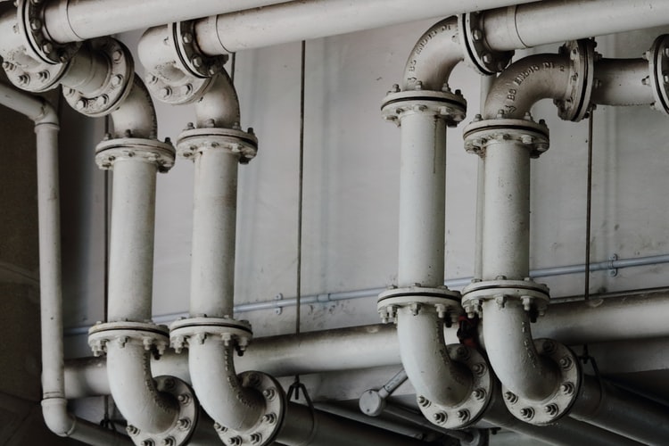 A series of pipes.