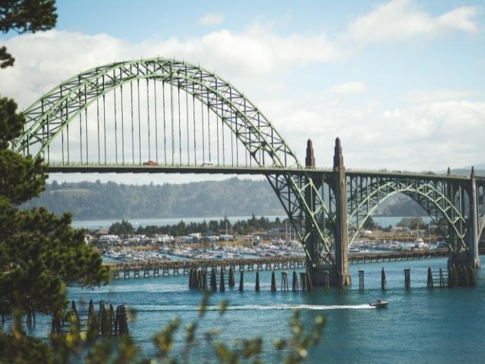 Beautiful Oregon Coast Bridge