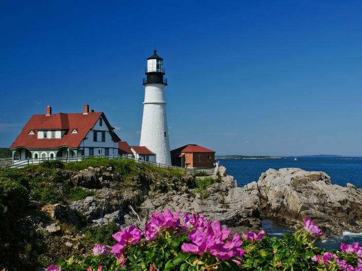 Head light house in Maine