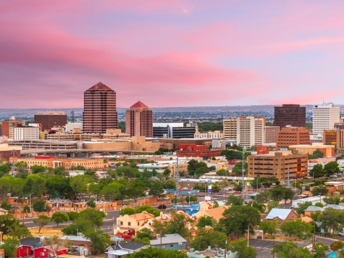 Albuquerque, New Mexico, USA Cityscape