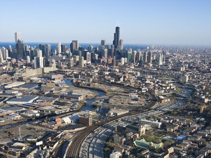 Chicago, Illinois skyscrape
