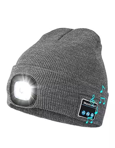 Bluetooth Beanie Hat with Light