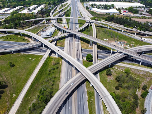 Freeway overpasses in Atlanta