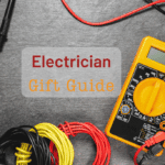 Electrician gift guide wire and volt meter on table
