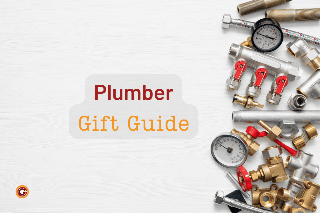 Plumber gift guide pipe fittings on table